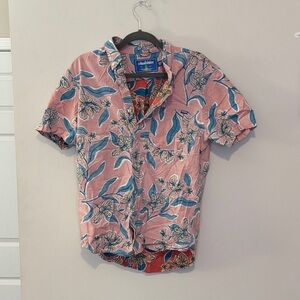 Chubbies Pink and Blue Floral Men's Shirt
